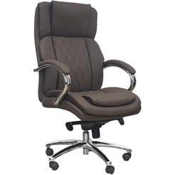Кресло офисное Situp MARSEL CHROME (экокожа Dark Broun )