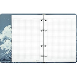 Тетрадь BRAUBERG 404726 на кольцах А5 160х212мм, 120л, картон,матовая ламинация, клетка