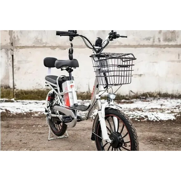 Электровелосипед AVM E-ALFA 20 Pro (серебристый)