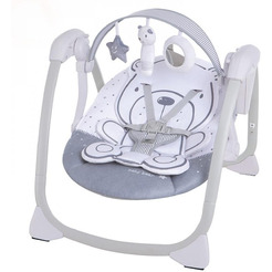 Детский шезлонг - люлька Bubago Mastela BG 197-2 (серый)