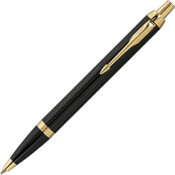 Ручка PARKER IM Core Black Lacquer GT (ежедневник А5 черный, пакет) 880899