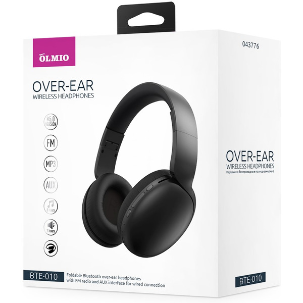 Наушники Olmio BTE-010 (043776)