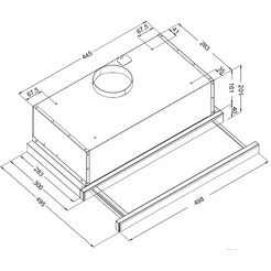 Кухонная вытяжка Korting KHP 5512 GN