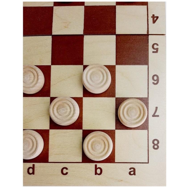 Настольная игра Десятое королевство Шашки деревянные (29*29) 2841