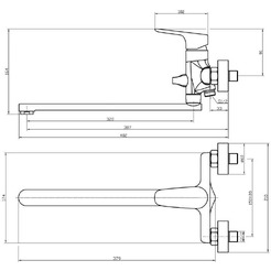 Смеситель AV Engineering AVCON7-A272-200