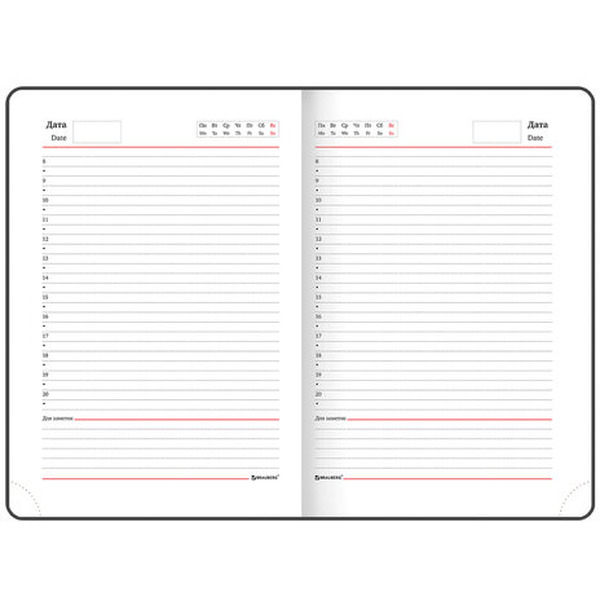 Ежедневник недатированный BRAUBERG Profile 123427