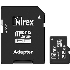 Карта памяти Mirex microSDHC 32GB (13613-ADSUHS32)