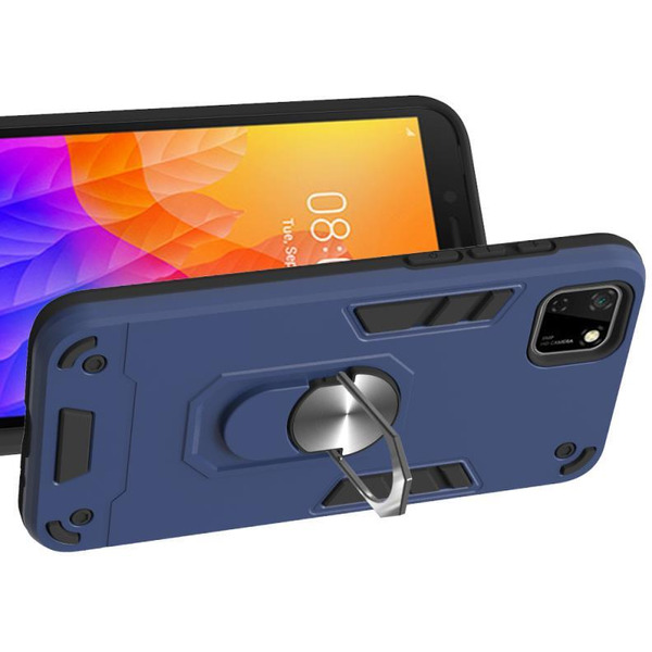 Бампер Bingo Warrior для Huawei Y5p/Honor 9S (синий)