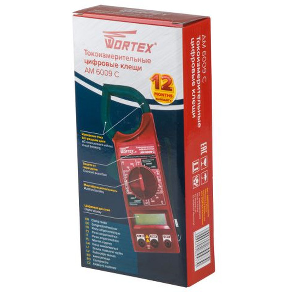 Токовые клещи Wortex AM 6009 C AM6009C00014