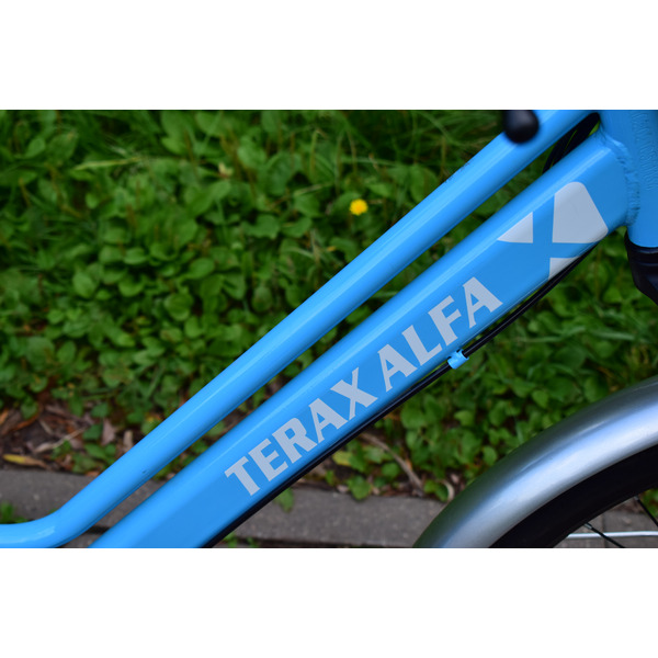 Электровелосипед TERAX Alfa NS008 (голубой)