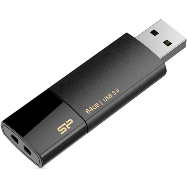 USB Flash Silicon-Power Blaze B05 Black 64GB (SP064GBUF3B05V1K)