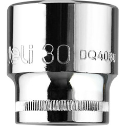 Головка торцевая шестигранная Deli EDQ4030