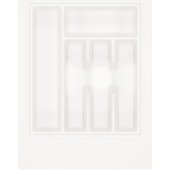 Лоток для столовых приборов Альтернатива М8534 (белый)