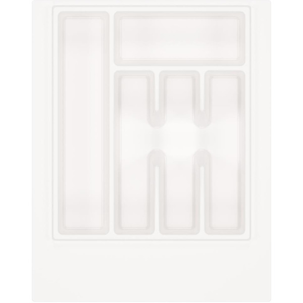 Лоток для столовых приборов Альтернатива М8534 (белый)