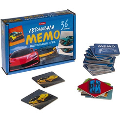 Настольная игра Hatber Мемо Автомобили 36ИнМ_35002
