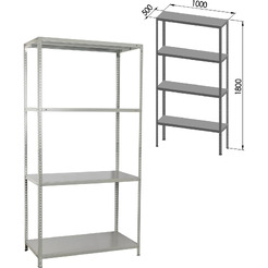 Стеллаж Brabix Ms Kd-180/50-4 291116