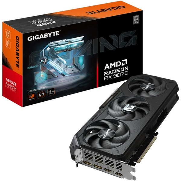 Видеокарта Gigabyte Radeon RX 9070 Gaming OC 16G GV-R9070GAMING OC-16GD