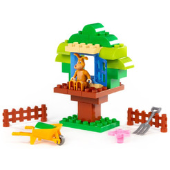 Конструктор Полесье Макси Простоквашино. Шарик строит домик на дереве 23395