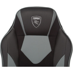 Кресло геймерское Бюрократ Zombie Game 17 (черный/серый)