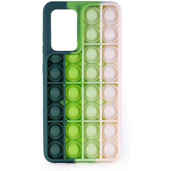 Накладка Case Pop It для Samsung Galaxy A52 (зелено-серый)