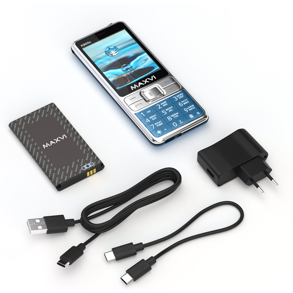 Мобильный телефон Maxvi X900c (синий)