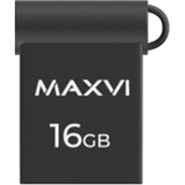 USB флеш Maxvi MM 16GB FD16GBUSB20C10MM (темно-серый)
