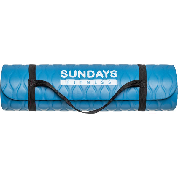 Коврик для йоги и фитнеса Sundays Fitness IR97505C (голубой)