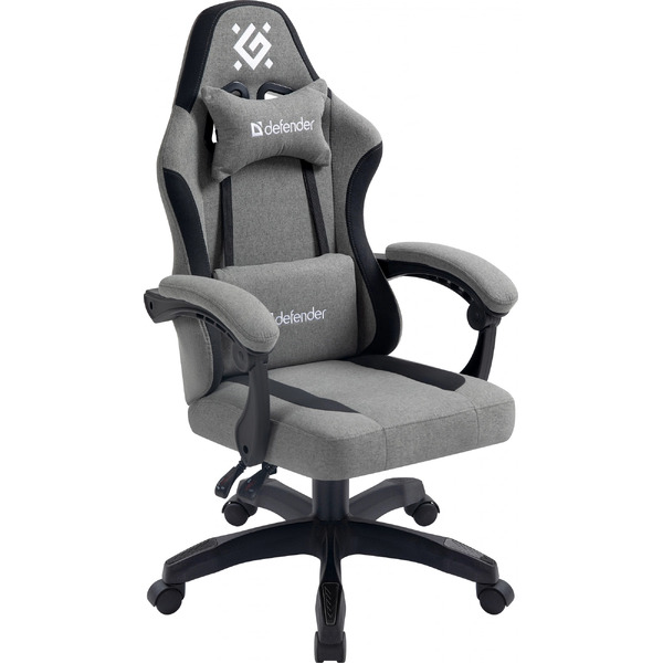 Игровое кресло Defender Lumen серый/черный (64027)