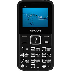 Кнопочный телефон Maxvi B200 (черный)