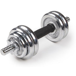 Набор гантелей хромированных AMETIST 15 кг (в чемодане)