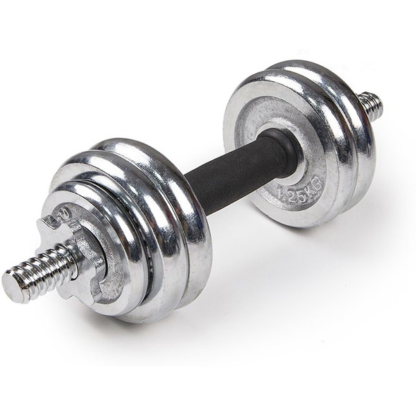 Набор гантелей хромированных AMETIST 15 кг (в чемодане)