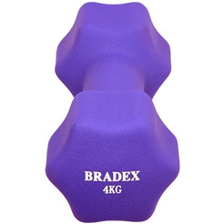 Гантель неопреновая BRADEX SF 0544 4 кг (фиолетовый)