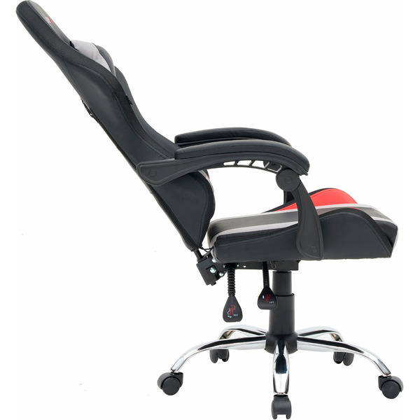 Кресло компьютерное CROMEX Quantum GM-155 (532955) черный/серый/красный