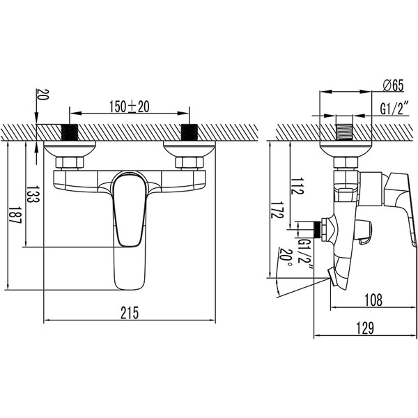 Смеситель IDDIS ZODSB02i02WA