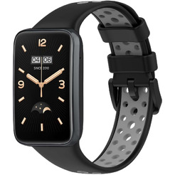 Ремешок для умных часов Bingo Sport для Xiaomi Smart Band 7 Pro (черный/серый)