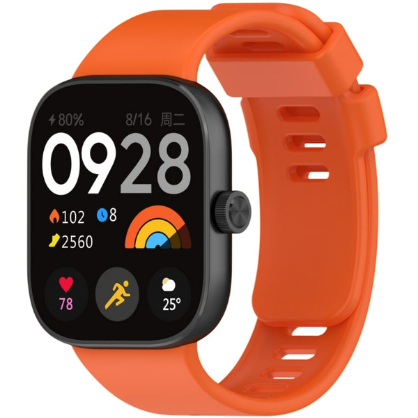 Ремешок Bingo Silicone для XIAOMI Redmi Watch 4/Smart Band 8 Pro (оранжевый)