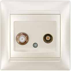 Розетка телевизионная TDM Electric Лама SQ1815-0820