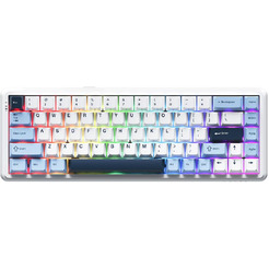 Компьютерная клавиатура AJAZZ AK680 MAX (сине-бело-темно-синие клавиши)