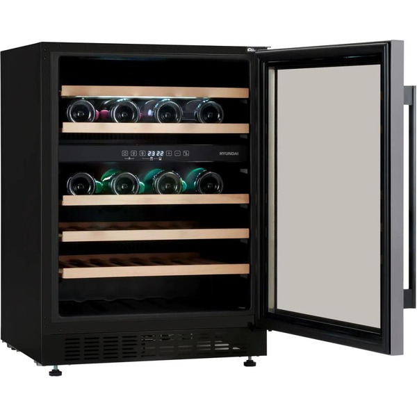 Винный шкаф Hyundai HBWC 0861 DU (чёрный)