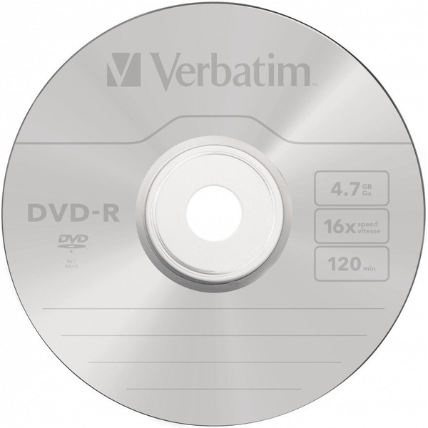 DVD-R диск Verbatim 4.7Gb 16x 43522 (25 шт.)