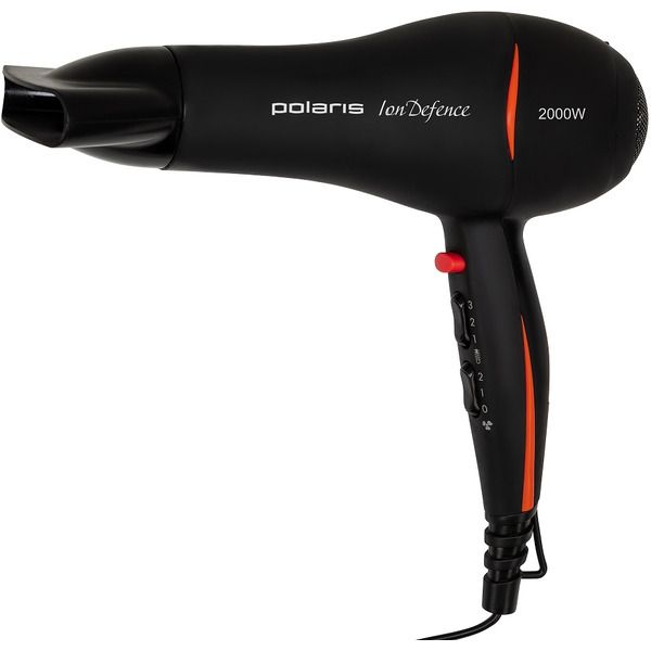 Фен POLARIS PHD2038Ti(черный)