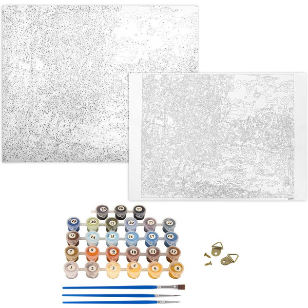 Картина по номерам Остров Сокровищ Осень в Подмосковье 662891