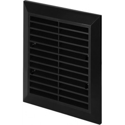 Решетка с сеткой от насекомых Awenta Classic T48aCZ 14x17 (черный)