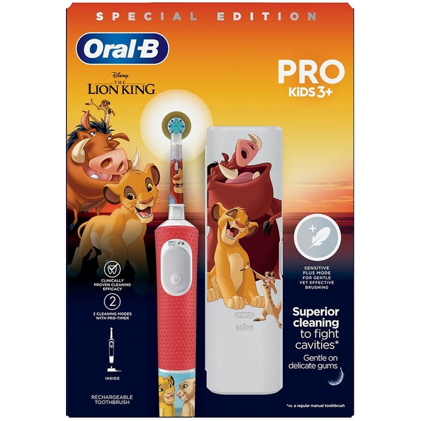 Электрическая зубная щетка Oral-B BRAUN Vitality Pro 103 Kids Lion King (D103.413.2K)