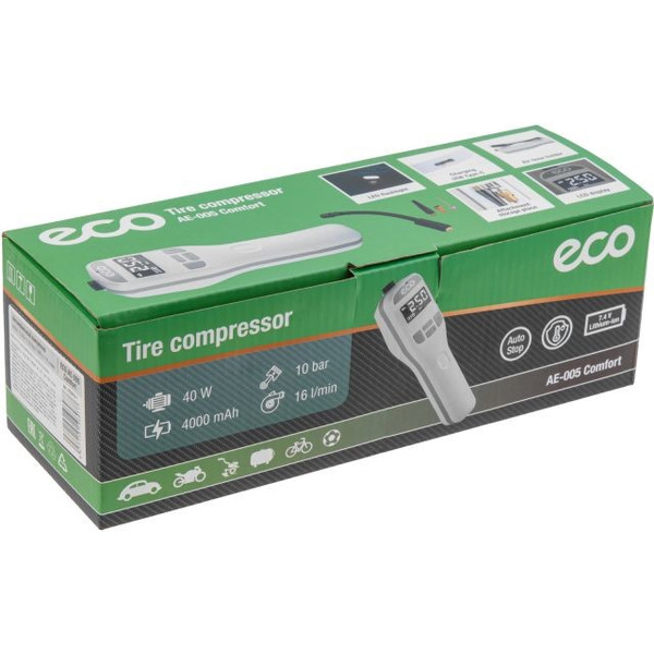 Компрессор автомобильный ECO AE-005 Comfort (EC3010-1)