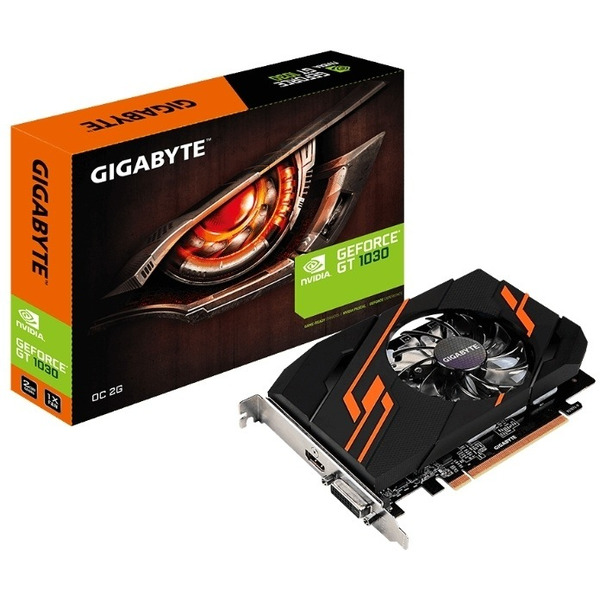 Видеокарта Gigabyte GeForce GeForce GT 1030 OC 2GB GV-N1030OC-2GI