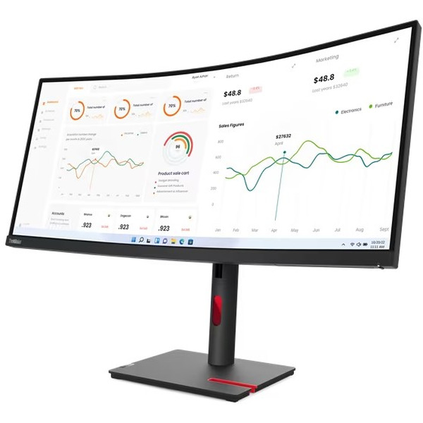 Монитор Lenovo ThinkVision T34w-30 63D4GAT1EU