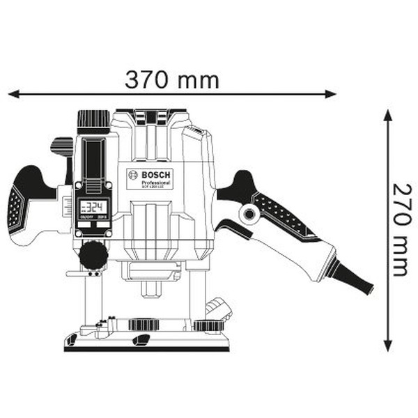 Фрезер BOSCH GOF 1250 LCE (601626101)