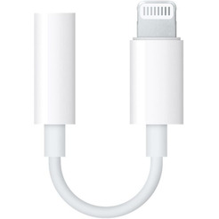 Адаптер BINGO 3.5mm 4pin на Lightning (белый)