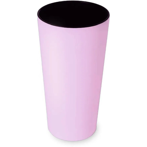 Кашпо для цветов со вставкой GARDENPLAST "КАМЕЛИЯ" 00043 лиловый